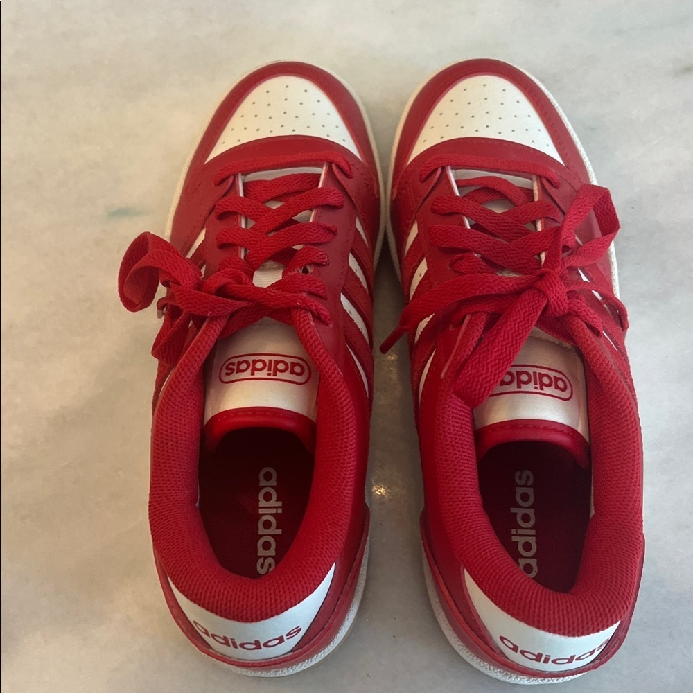 Adidas Like-New Break Start ‘Red Cloud White Gum’ Low Top Sneakers M 5/ W 6.5 - Picture 10 of 11